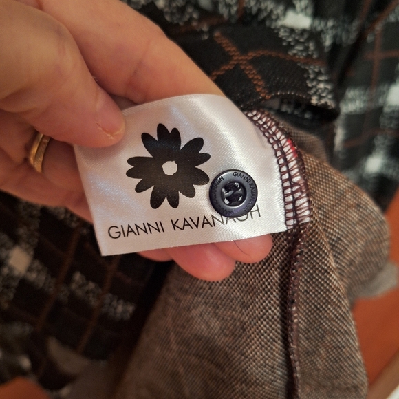 Gianni Kavanagh Urban Brand Long Sleeved Button Down Shirt Men's Medium Retro - Picture 6 of 7